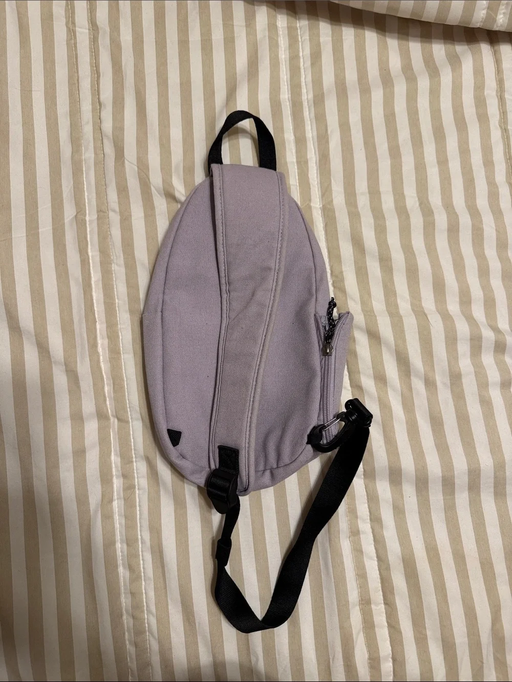 Travelon Lavender Canvas Sling Hobo Bag